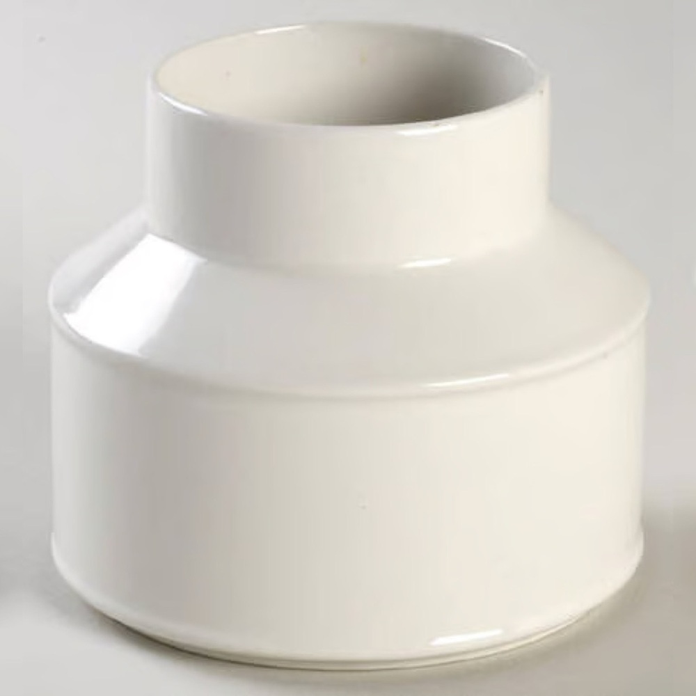 Midwinter White Stoneware Sugar Bowl